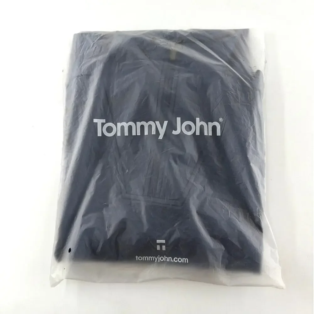 Tommy John Luxe Traveler Knit Quarter-Zip Pullover Vintage Indigo  Size S